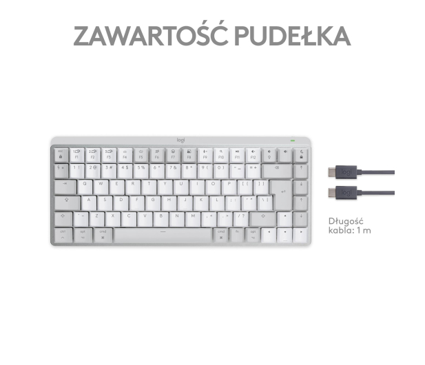 LOGITECH MX Mechanical Mini for Mac PALE GREY - 1080189 - zdjęcie 15